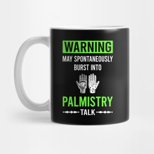 Green Warning Palmistry Palmist Palm Reading Reader Fortune Telling Teller Mug